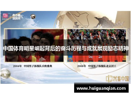 中国体育明星崛起背后的奋斗历程与成就展现励志精神